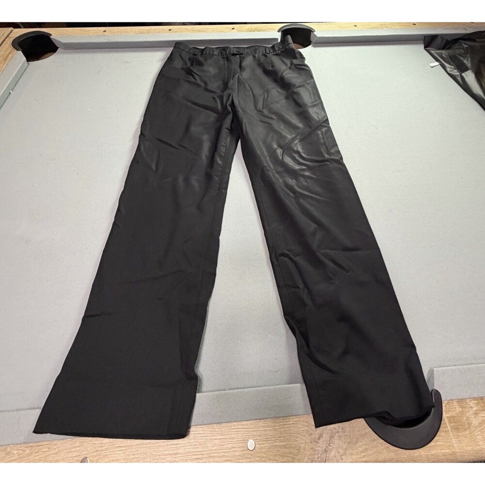 Vintage 90’s Y2K Bernard Zins Paris Black Dress Pants Slacks Trousers Women’s 12